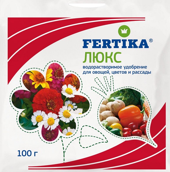 Удобрение минеральное сухое 100гр Фертика Люкс