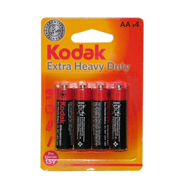 Батарейка Kodak Extra Heavy Duty R06-4BL