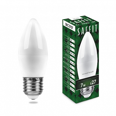 Лампа светодиодная свеча  7W  SBС3707 230V E14 С37