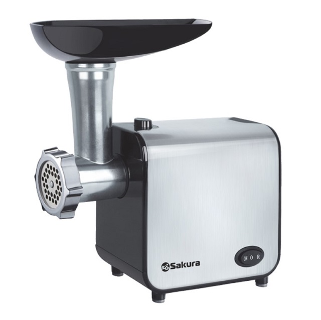 Мясорубка электрическая SAKURA 1600Вт с реверсом SA-6421BK