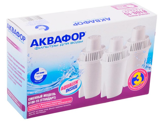 Кассеты НБ 2шт к фильтру Аквафор-стандарт В15 (В100-15)
