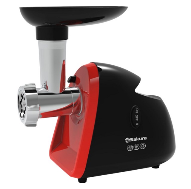 Мясорубка электрическая SAKURA 1500Вт с реверсом SA-6418WG