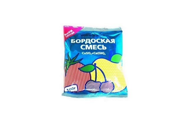 Бордоская смесь от парши, пятнистости, курчавости 100гр Вырастайка