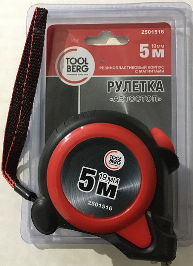 Рулетка 5м х 19мм 2500805