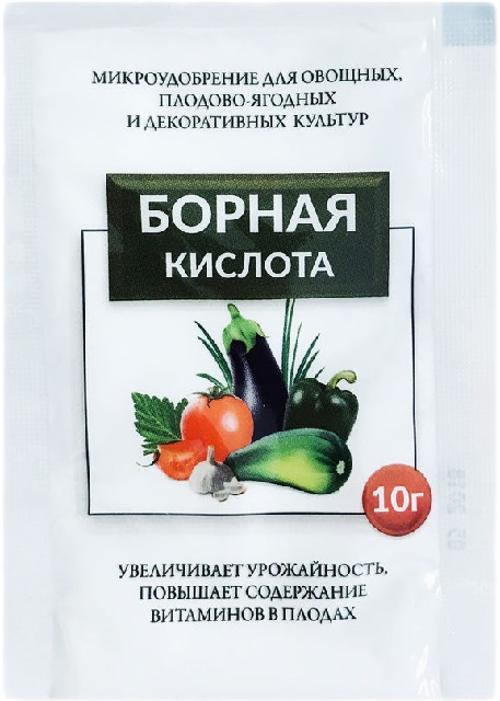 Борная кислота 10гр  Флора-Ф