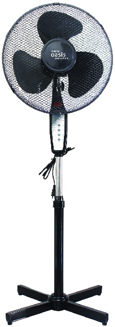 Вентилятор электрический напольный OASIS VF-40PB 40Вт 3скорости черный