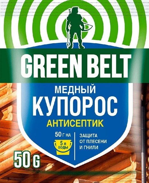 Медный купорос средство от плесени и гнили  50г Техноэкспорт 01-681