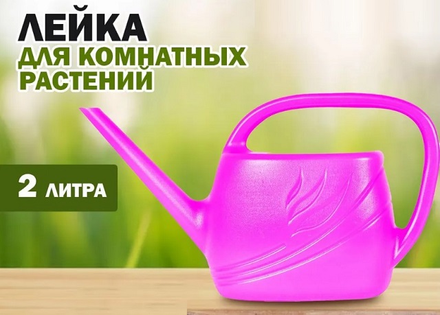 Лейка пластиковая  2,0л без рассеивателя Гардения