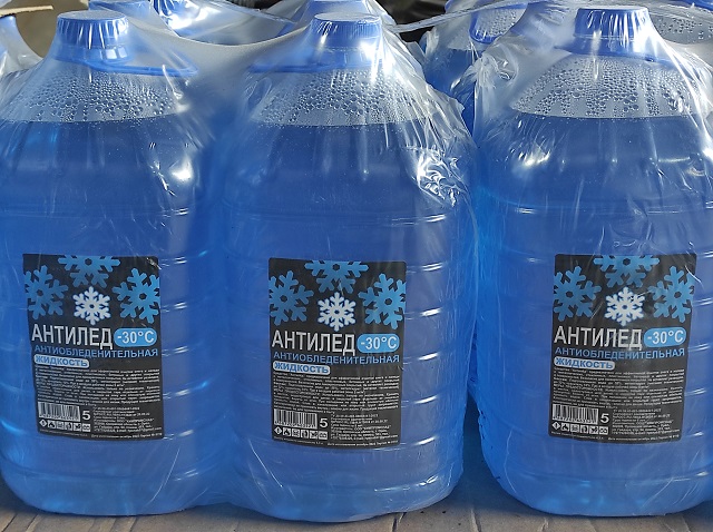 Жидкость антиобледенительная Антилед синяя -15С 4,5л