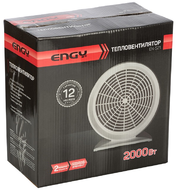 Тепловентилятор ENGY EN-521 2000Вт регулируемая мощность,обдув