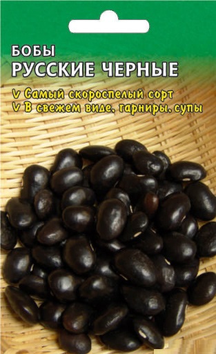 Бобы Русские черные Уральский Дачник