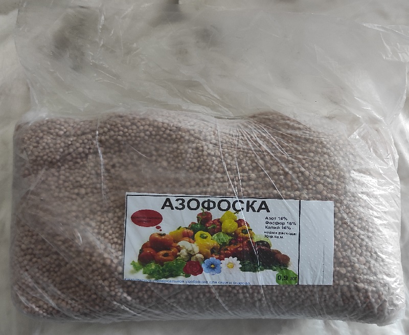Удобрение минеральное Азофоска (16:16:16) 0,9кг Курск